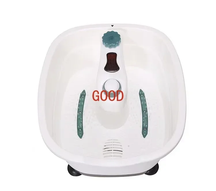 Newest Collapsible Design Electric Heat Footbath Wireless Control Foot Bubble Massage Basin