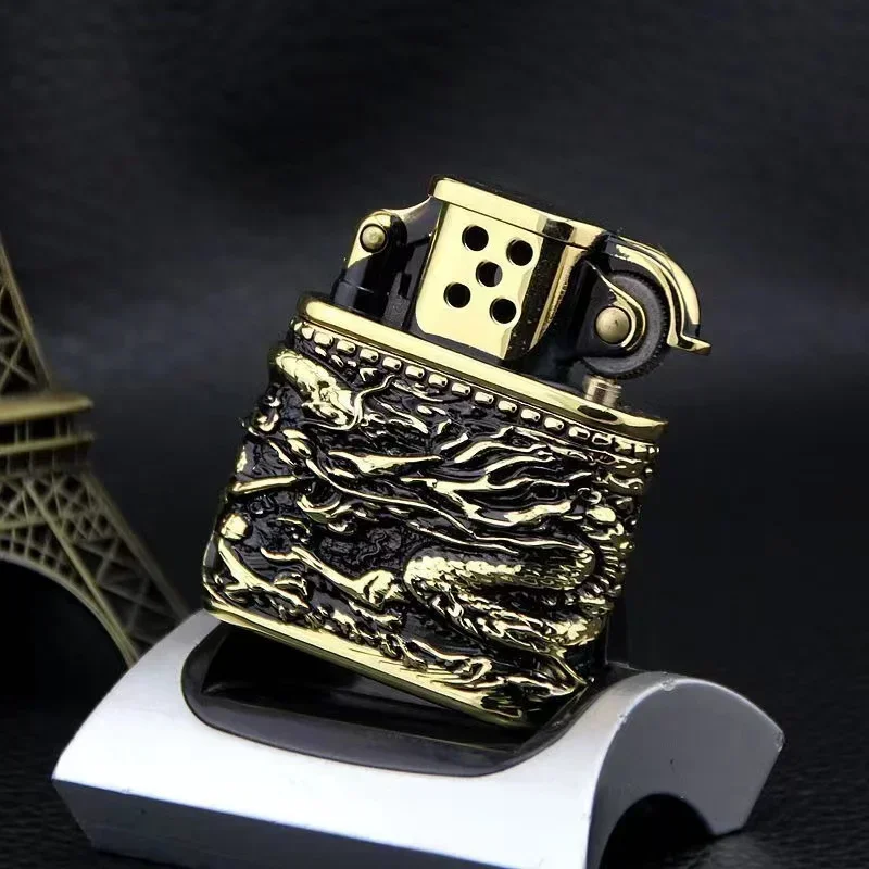 ZORRO винтажная винтажная латунная ветрозащитная топливная зажигалка, коллекционные мужские подарки, аксессуары для курения