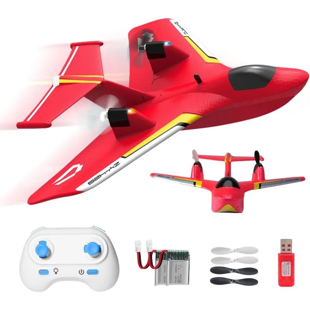 Avión RC giroscópico de 6 ejes de 2,4 GHz: juguete de combate listo para volar con tapa de agua y aire