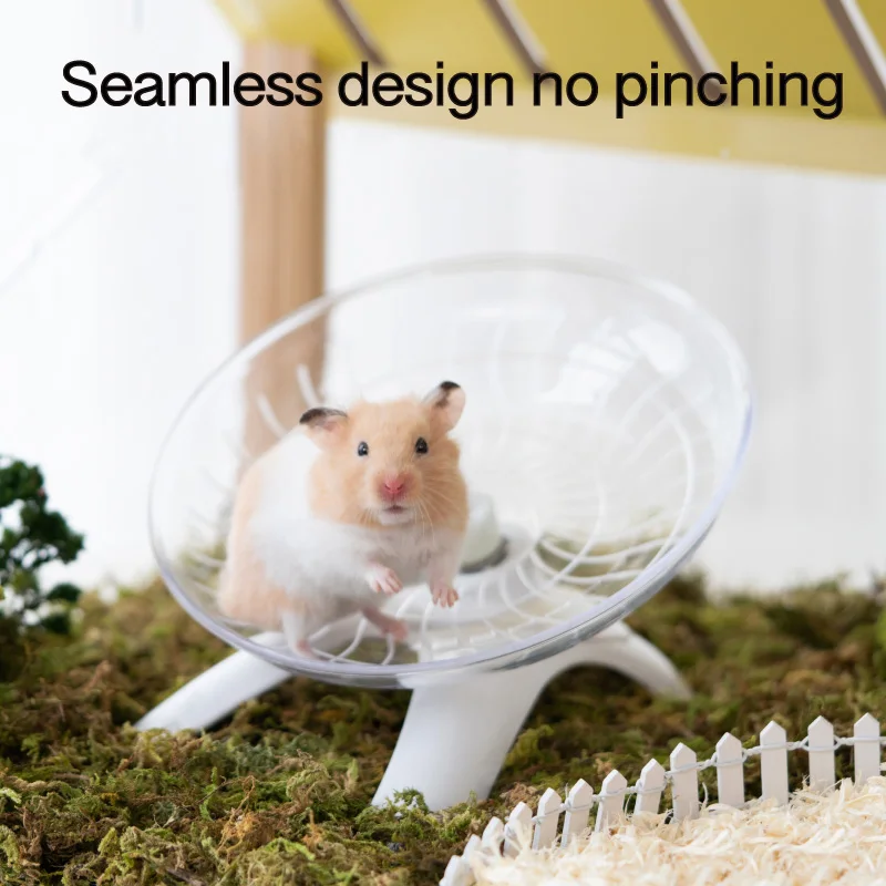 Hamster Jogging Hamster Wheel Running Wheel for Hamster Hamster Sport Running UFO Wheel Small Pet Rodent Mice Toys Accessories