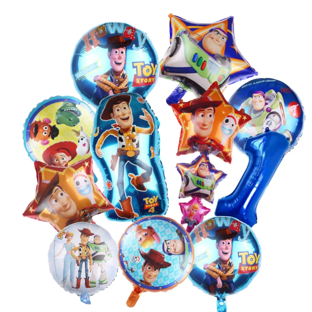 

Набор воздушных шаров Disney Toy Story, принадлежности для вечеринок, фольгированный воздушный шар Базз Лайтер, украшение для детского праздника, детских игр, украшение для вечеринки в честь Дня рождения ﻿