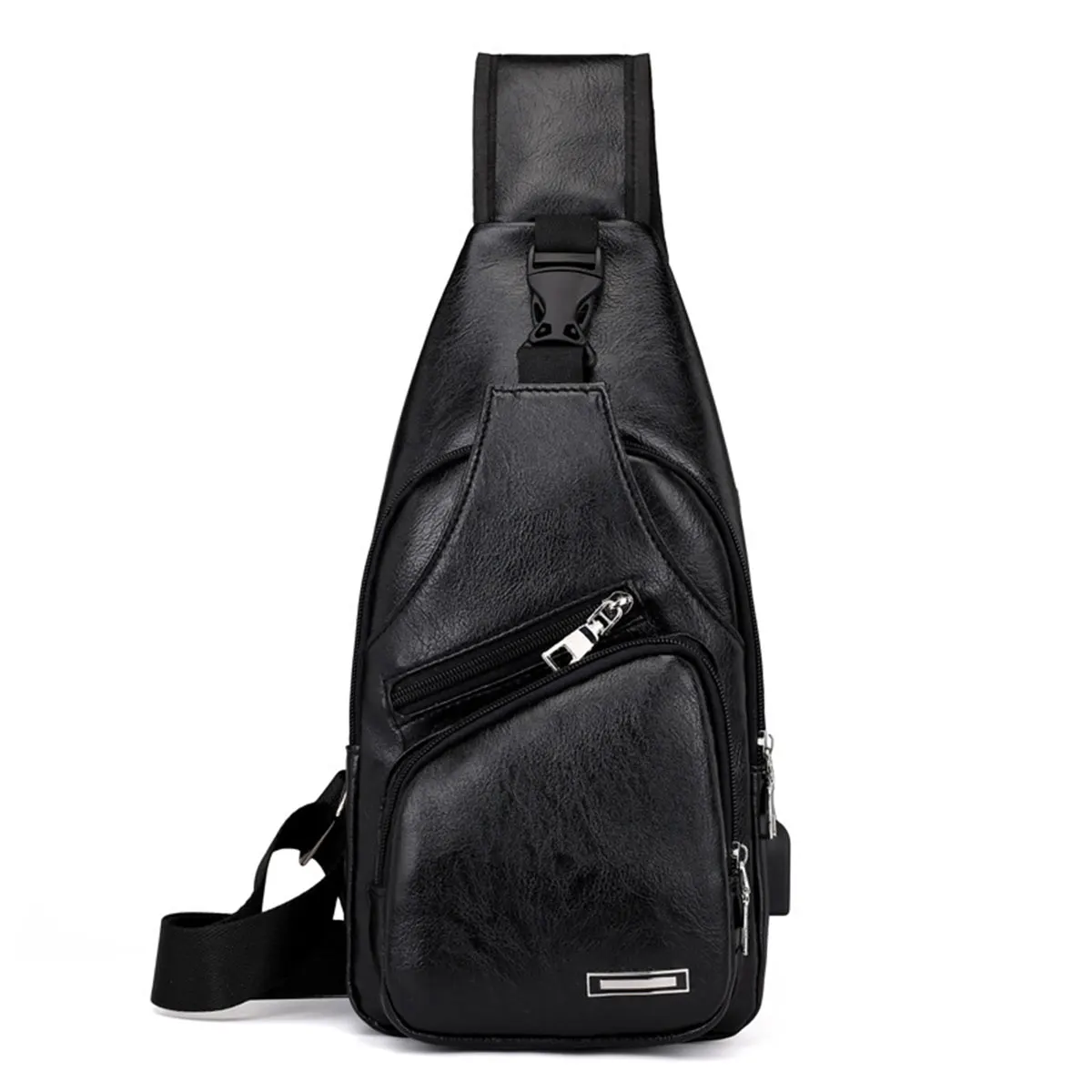 Neue Lässige Herren-Umhängetasche, Outdoor-Sporttasche mit Großer Kapazität, Multifunktionale PU-Business-Crossbody-Tasche für Männer – Detail 9