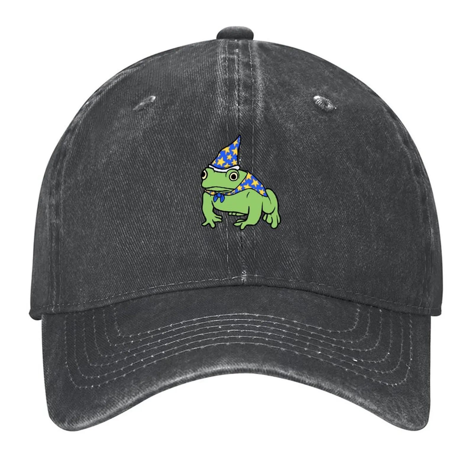 

Wizard Frog Baseball Cap Brand Man cap birthday Funny hats Rave Women's Golf Wear Men's