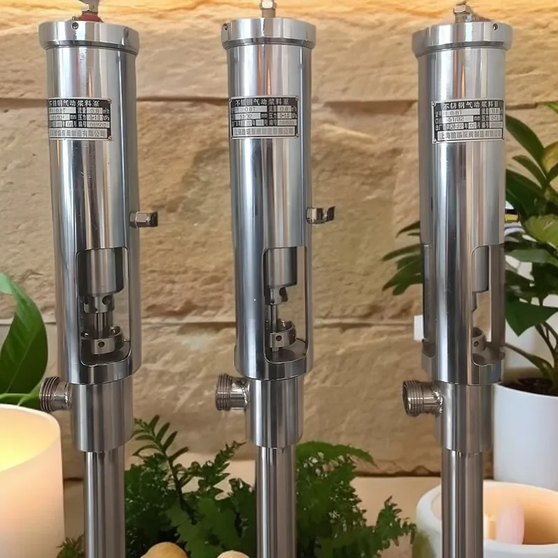 2026 HOT FY pneumatic plunger barrel pump, stainless steel pneumatic oil barrel pump, barrel type pumping pneumatic piston *