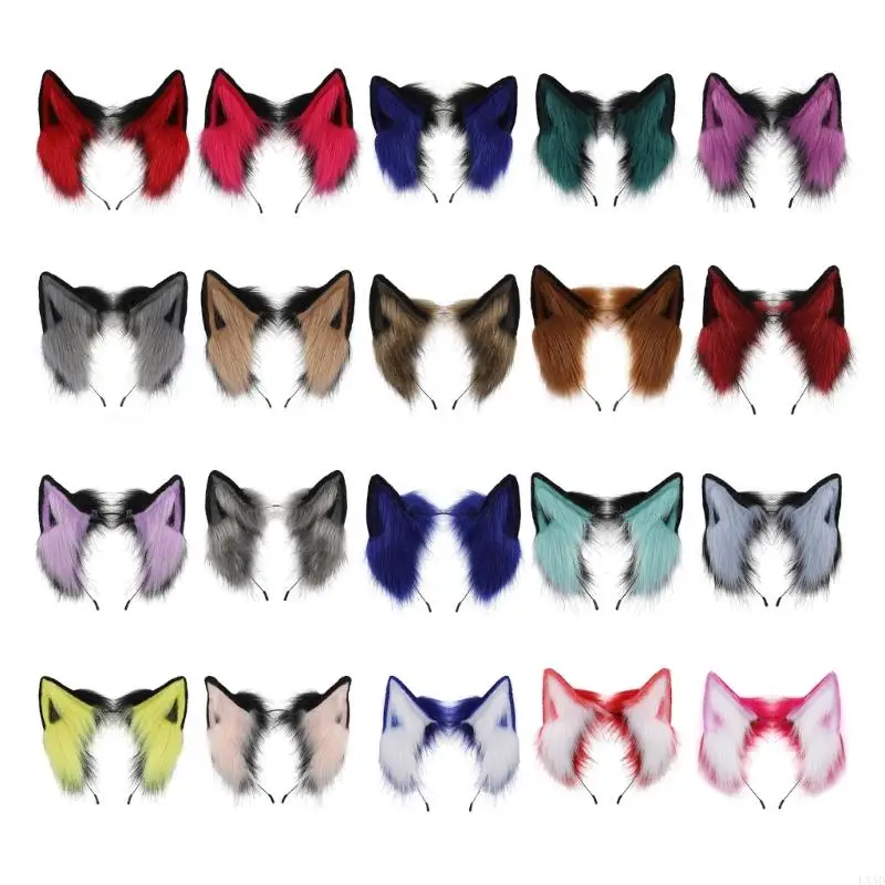 Orelhas gato faixas cabelo cosplay orelhas gato acessórios cabelo acessórios cabelos para a cabeça da orelha para