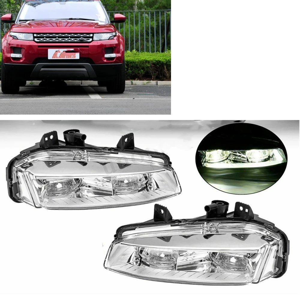 

For LAND ROVER Range Rover Evoque Dynamic 2010-2015 Front Bumper Fog Light Car Turn Driving Foglamp Signal Day Daytime Lamp Bulb