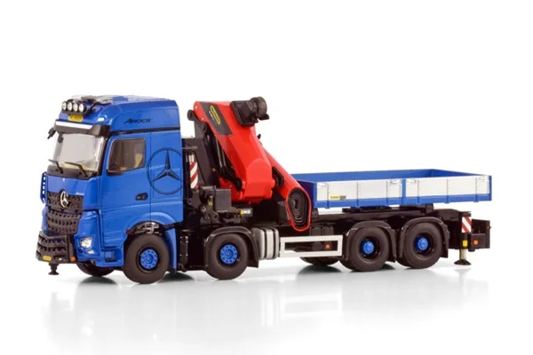 Alloy Model Toy Gift WSI 1:50 Scale MB MP5 8X4 Axle Tractor,Truck Mounted Crane Engineering Machinery DieCast Toy Model 04-2203