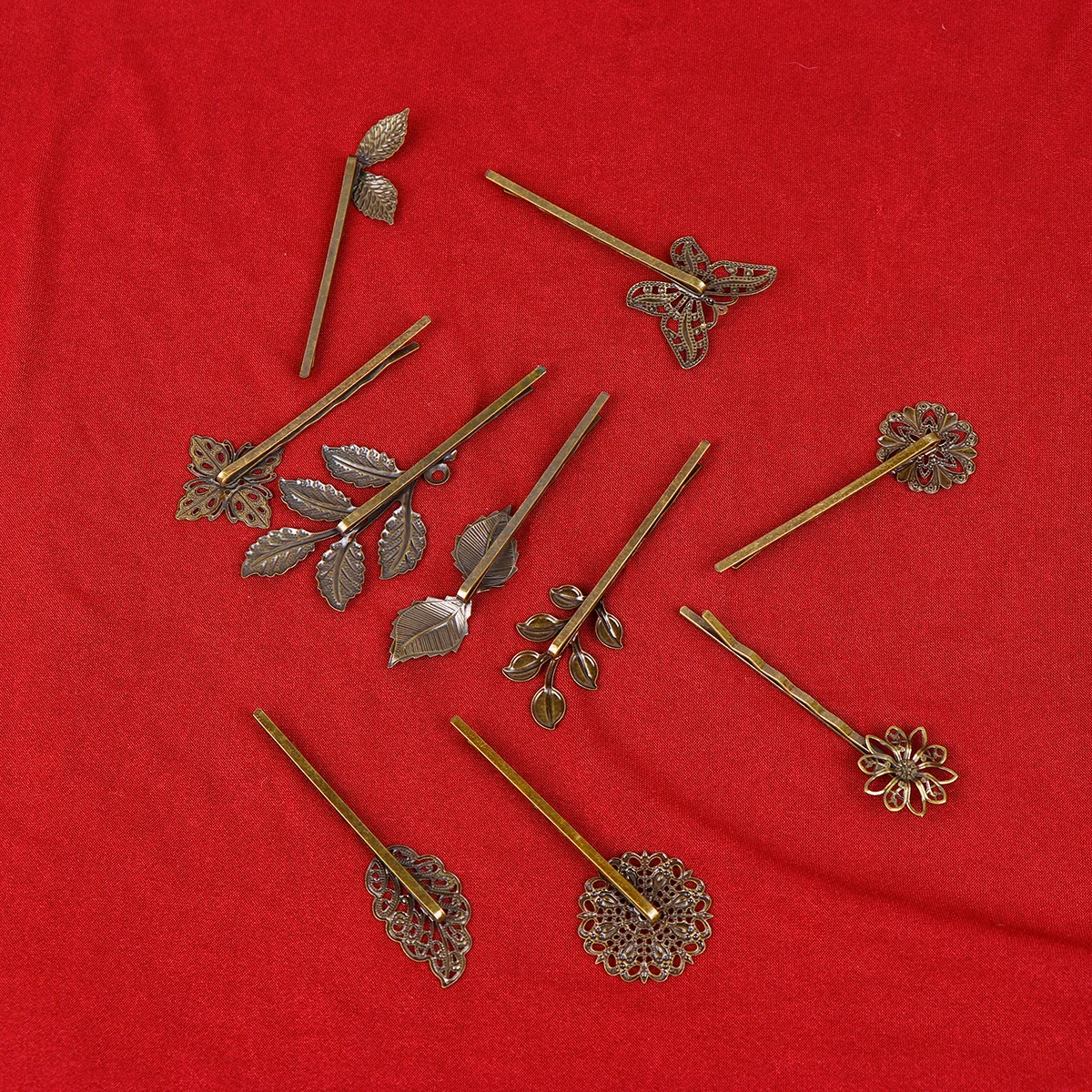 

10 Pcs Hairpin Metal Bobby Pins Women Back Head Decorative Hair Clips Accessories Decorative Clips Hairstyle Gifts