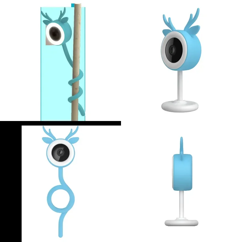 4MP Baby WiFi Camera Two-way Audio Crying Detection Alexa/Google Home Night Vision CMOS Sensor Lullaby Play Cloud
