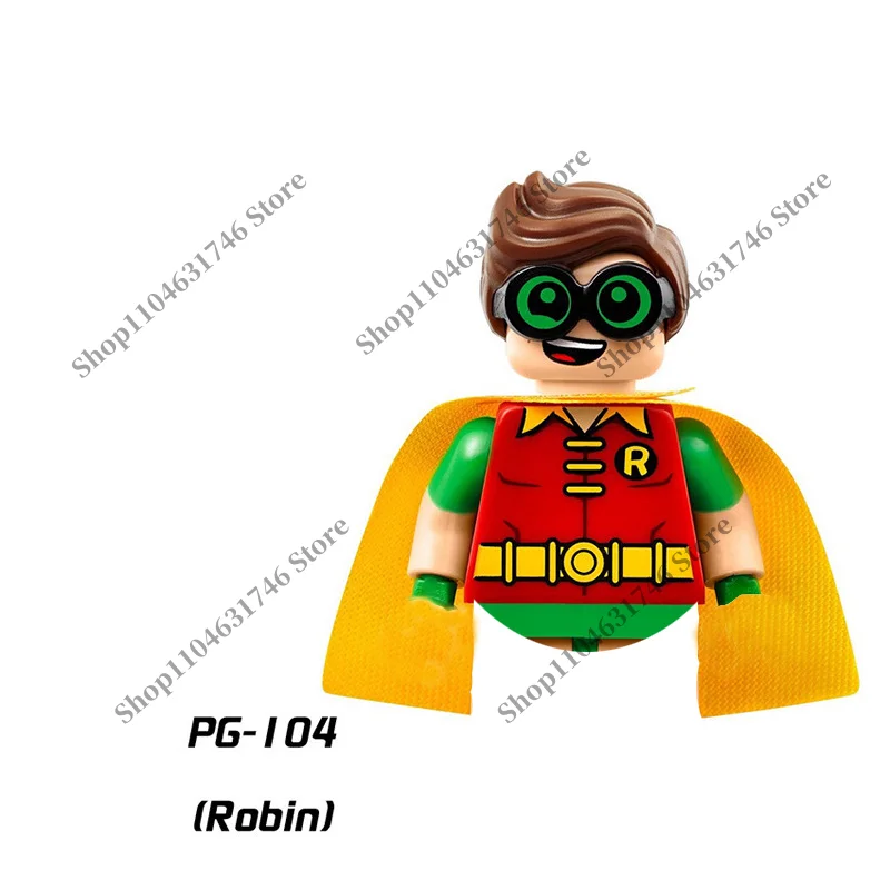Kostbare Bausteine als Geschenk, Superhelden Green Arrow, Batman, Flash, Superman, Ziegelstein-Bausteine, Weihnachtsgeschenk