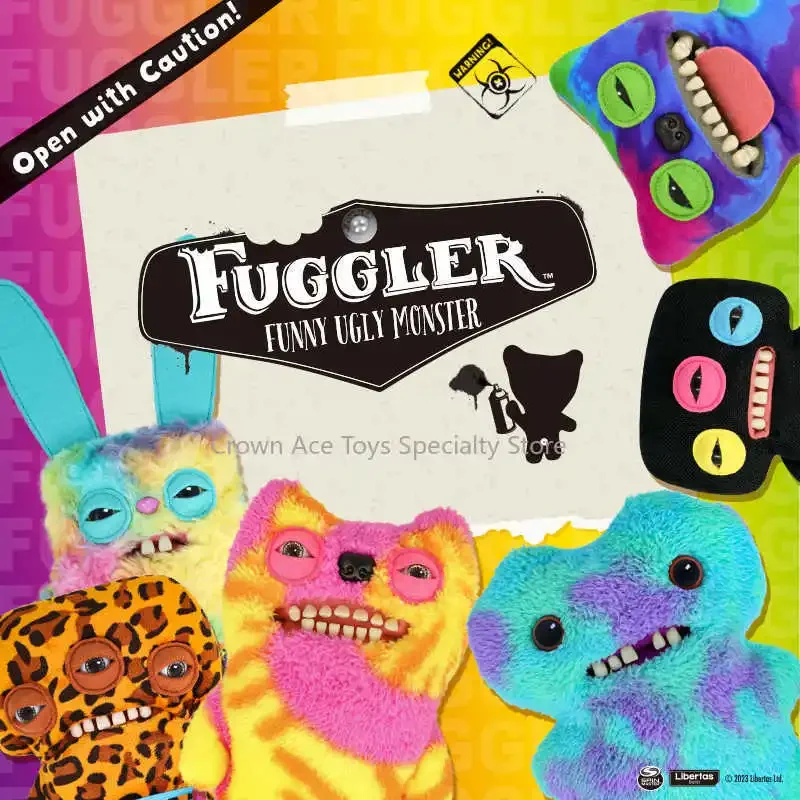 In Stock Fuggler Plush Toys Little Monsters Fashion Lovelys Small Shorts Collectible Toys Children's Holiday Gifts Birthday Gift