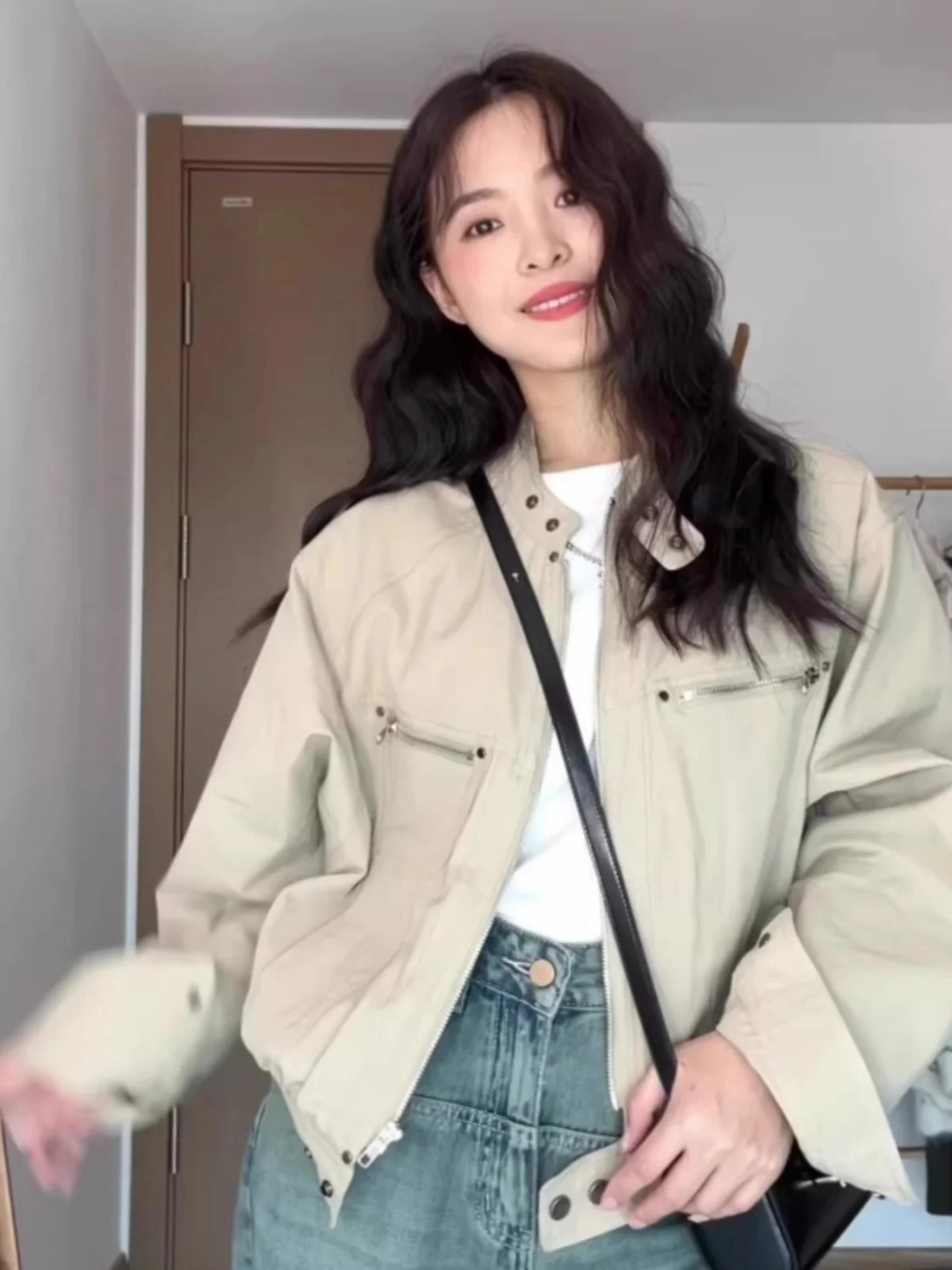 

Женская осенне-зимняя куртка в американском стиле ретро, бейсбольное спортивное пальто для скалолазания, свободная посадка, обычное, тонкое