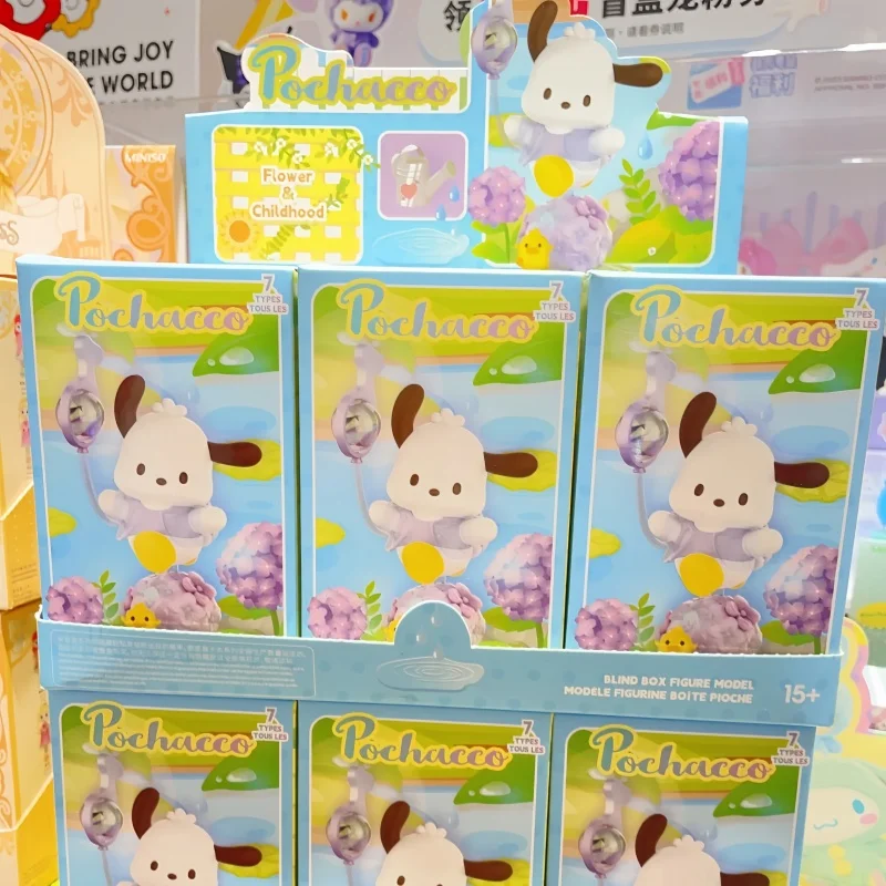

Новая натуральная цветок ручной работы и молодежная серия Pochacco, глухая коробка, орнамент, кукла, настольные декоративные украшения, детские рождественские подарки
