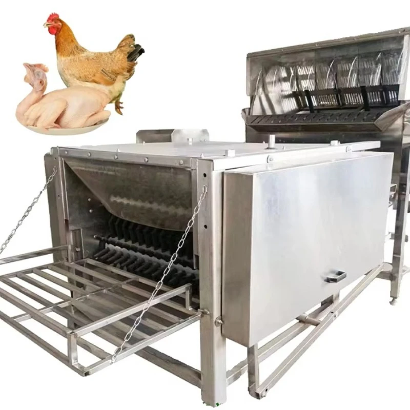 Automatic Chicken Feather Removing Machine, Custom Poultry Scalder and Plucker for Cock Hen Rooster Processing