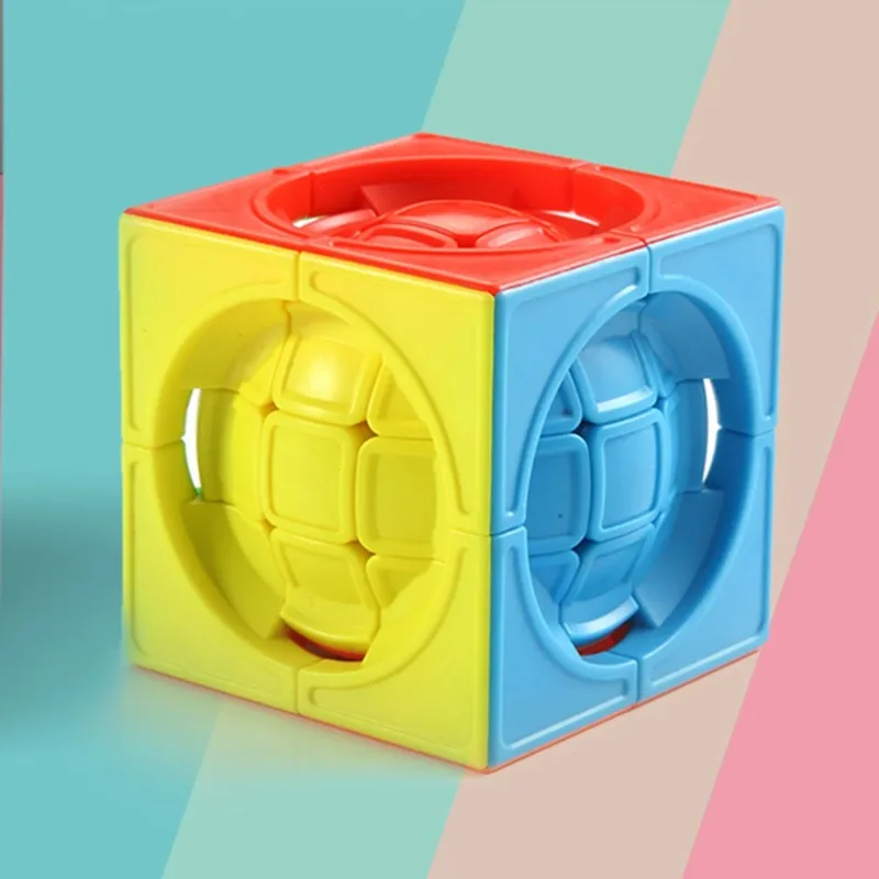 SOUTH Star Magic Ball Fun Decompression Brain Strengthening Speed Magic Ball Cube 3D Puzzle Locking Color Yizhi Educational Toys
