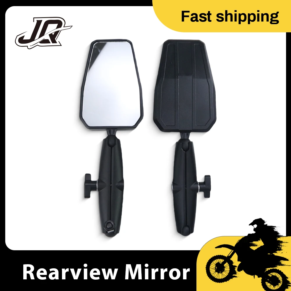 

Motorcycle Universal Foldable Rear View Mirror Foldable Adjustable Adventure Handlebar Side Mirrors 1pair Motorbike Accessories