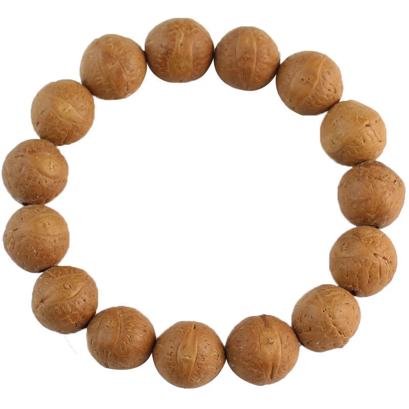 Believe Natural Nepal Seed Big Bodhi Men\'s Women Buddha Beads Strand Yoga Lucky Energy Jewelry