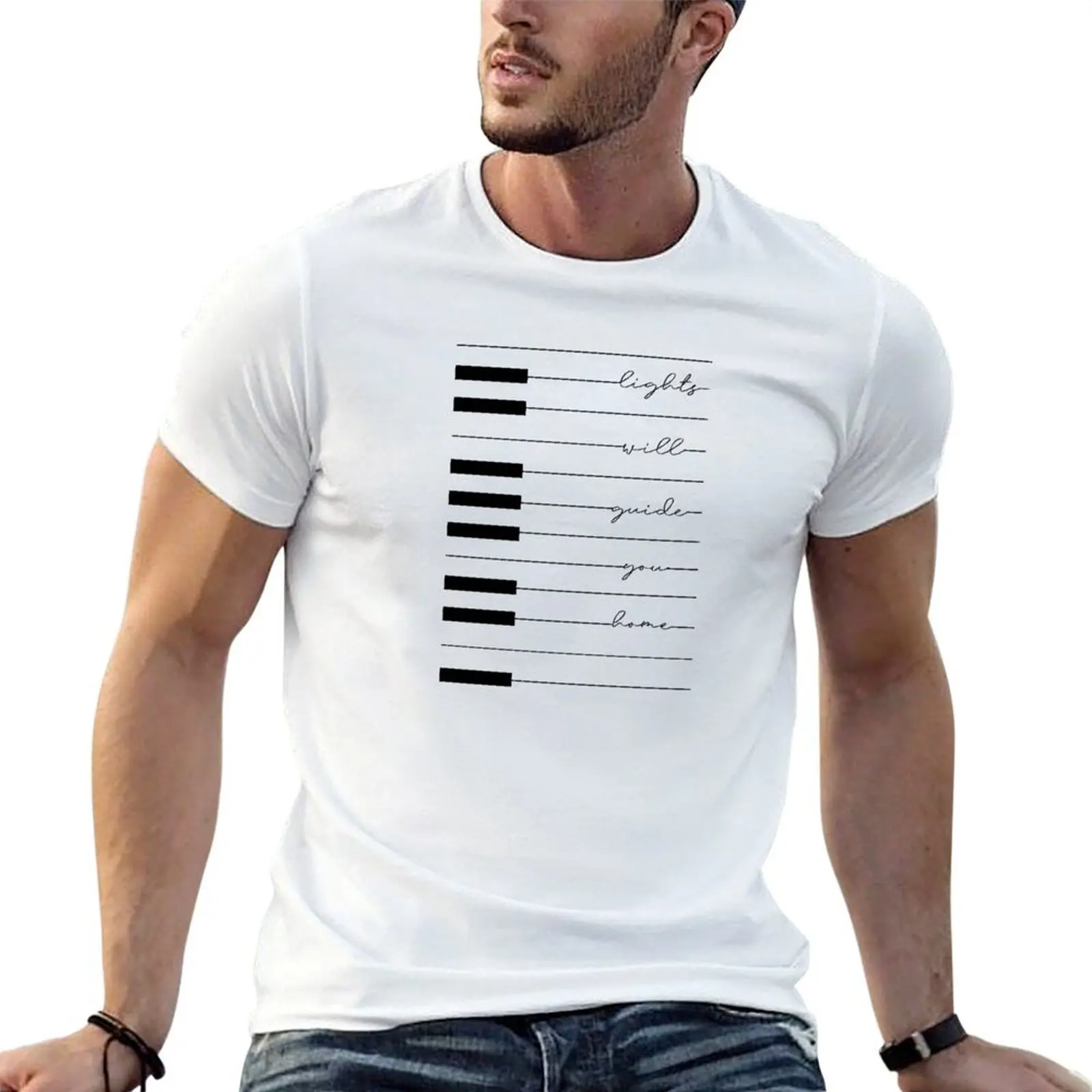 

Fix You - Lights Will Guide You Home T-Shirt t shirts for man graphic vintage t shirt man casual T-Shirt