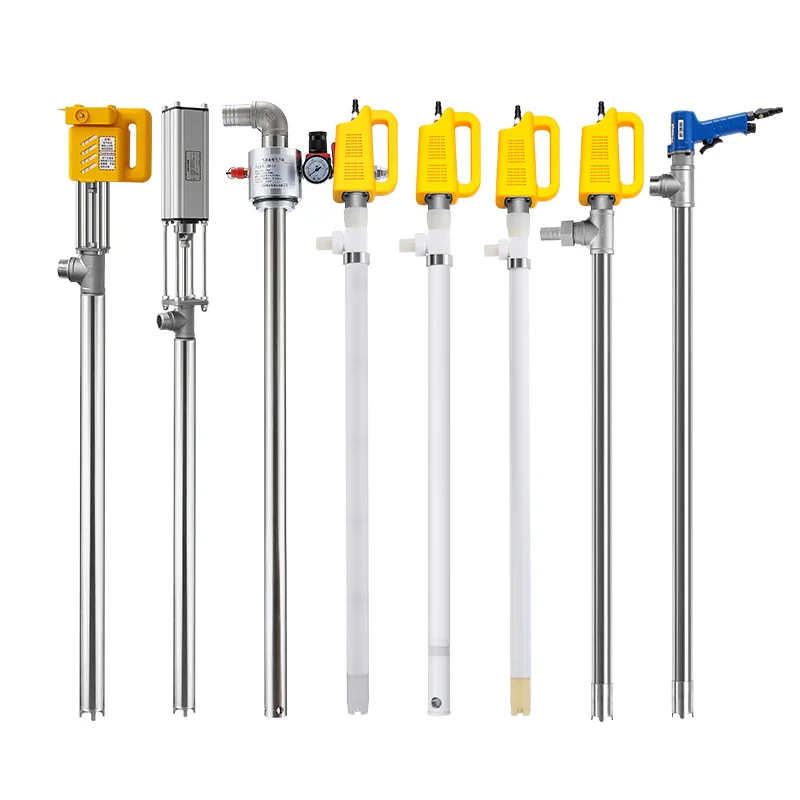 Pneumatic silent suction pump Super viscous super thick glue Sulfonic acid AES honey plunger pump, solvent alcohol expl