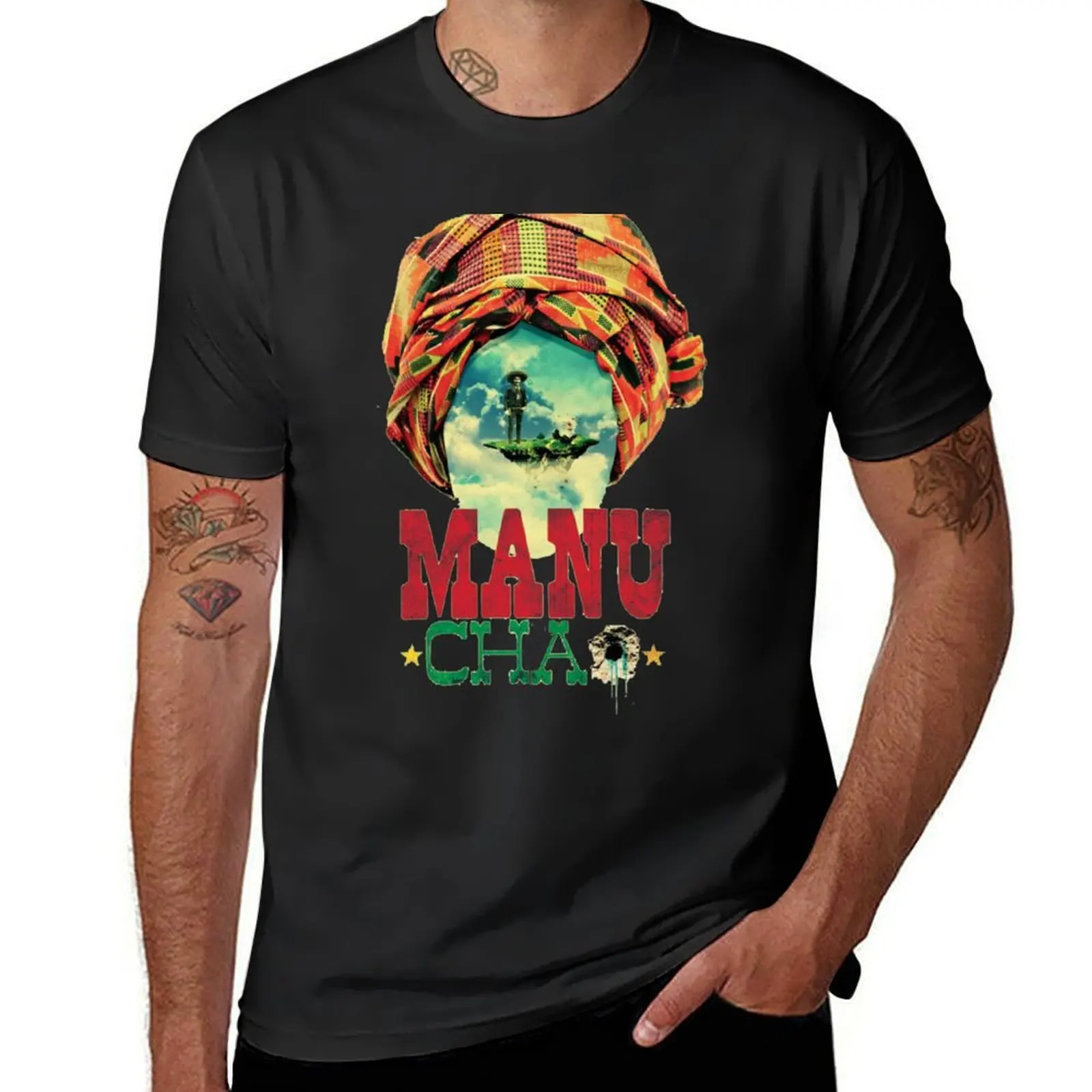 Manu Chao Essential T-Shirt summer tops plus sizes mens t shirts pack