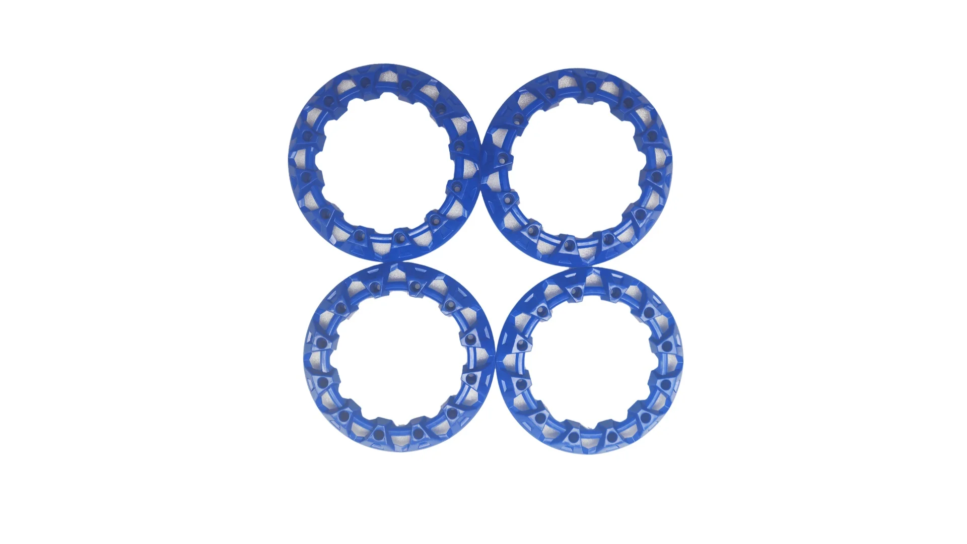 

ATV Dune Buggy Modification Accessories 7 Inch Wheels Plastic Decorative Cover Color Protective Case Set of 4 Dark Blue