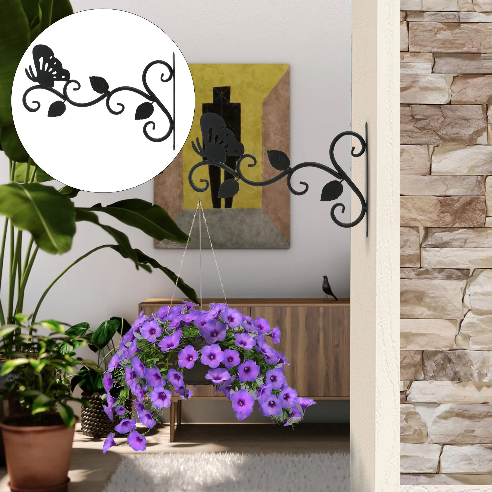 : Außen hängende Halterungen