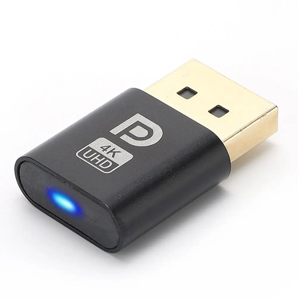 4K Displayport Dummy Plug DP Virtual Display Adapter DP Dummy Plug EDID Headless 4K DP Displayport Virtual Display Accessories