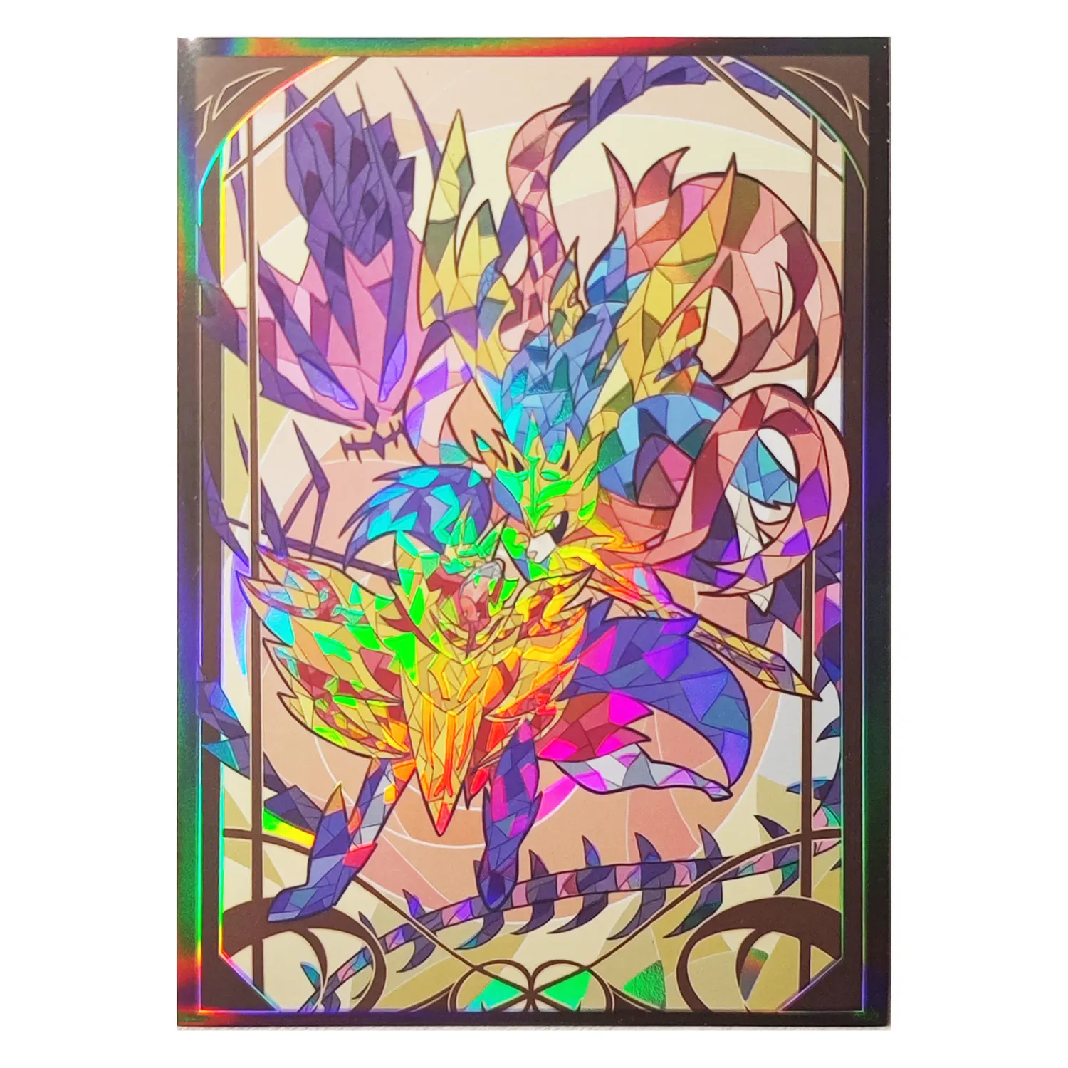 60PCS Buste per carte laser Anime Gioco da tavolo esterno Carte collezionabili Protezione MTG TCG PTCG Scudo Copertura della carta per dimensioni standard 66x91mm