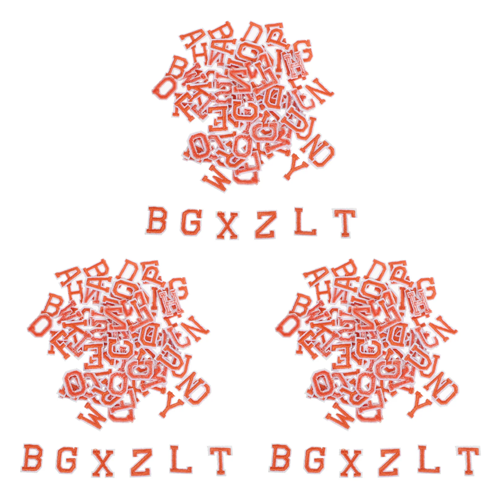 

3 set Felt Letters Alphabet A- 3D Thickened For Kids Tactile Learning Bright Colorful Educational For Clothing Bags Hats