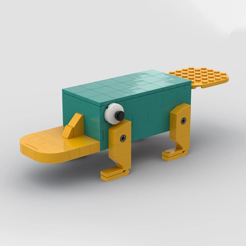 156ピース MOC ペリー ザ プラティパス おもちゃ 組み立てブロック シーズンの注目商品 小さな組み立て愛好家向け クリスマスギフト