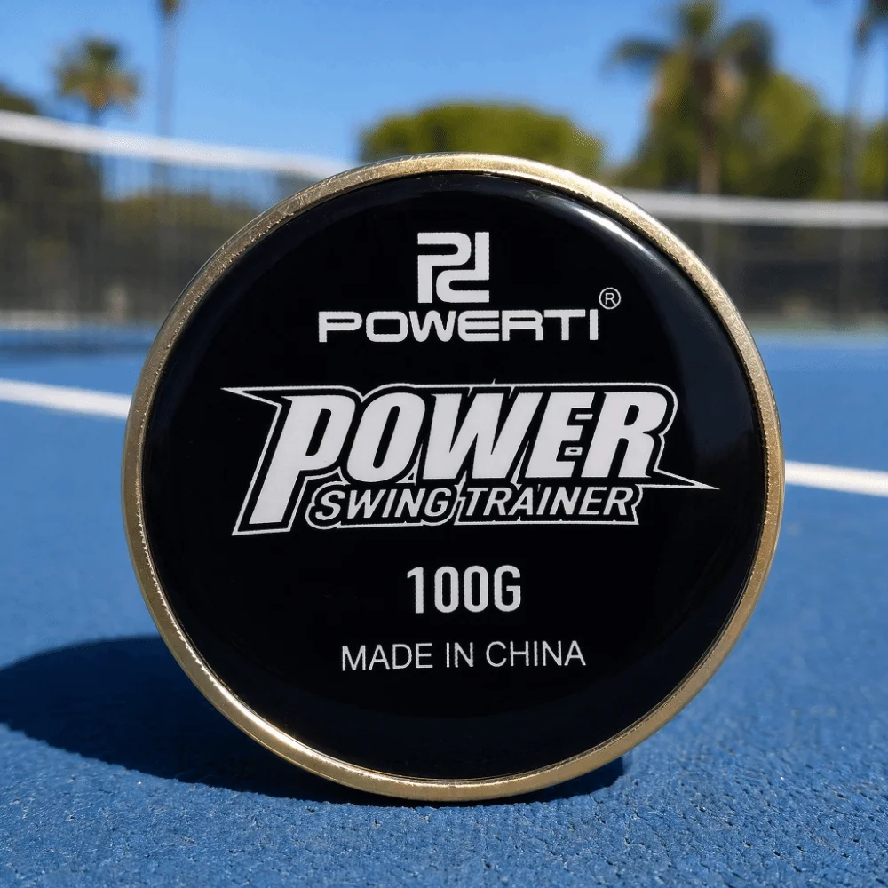 Portable 100g Tennis Racket Weight Copper Plated Screw-On Swing Trainer Compact Round Ridged Edge Swing Weight Forehand Practice