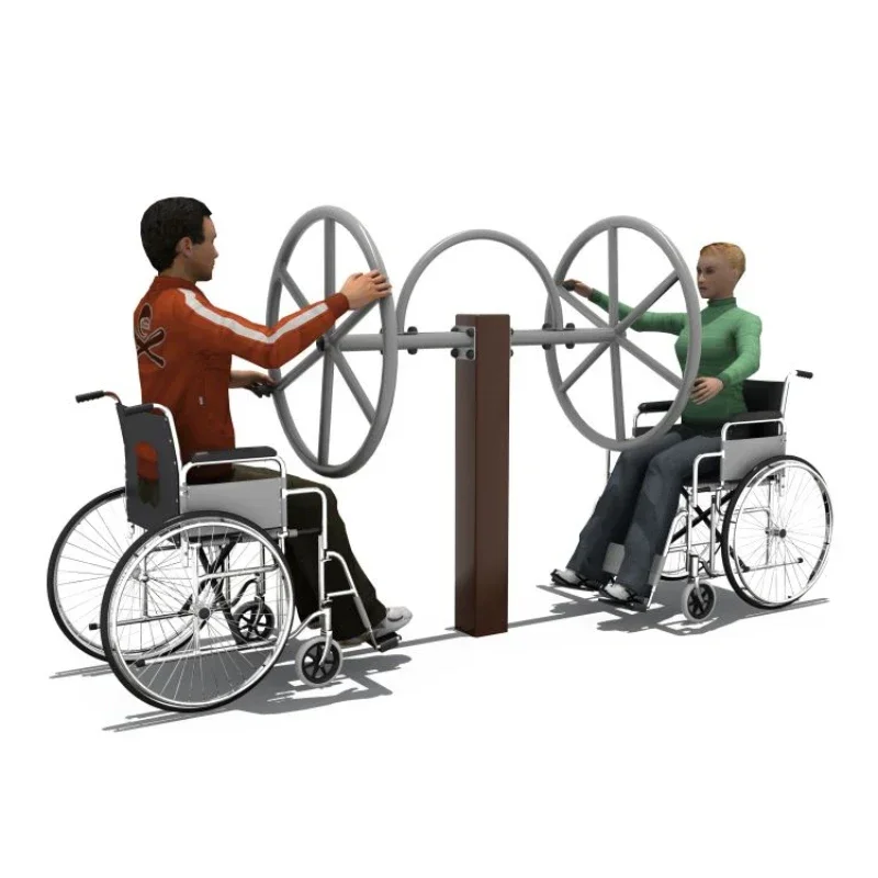 

Disabled Outdoor Fitness Equipment Exercise Strong Handicapped Outdoor Gym Equipment Community Park Equipment for wholesale