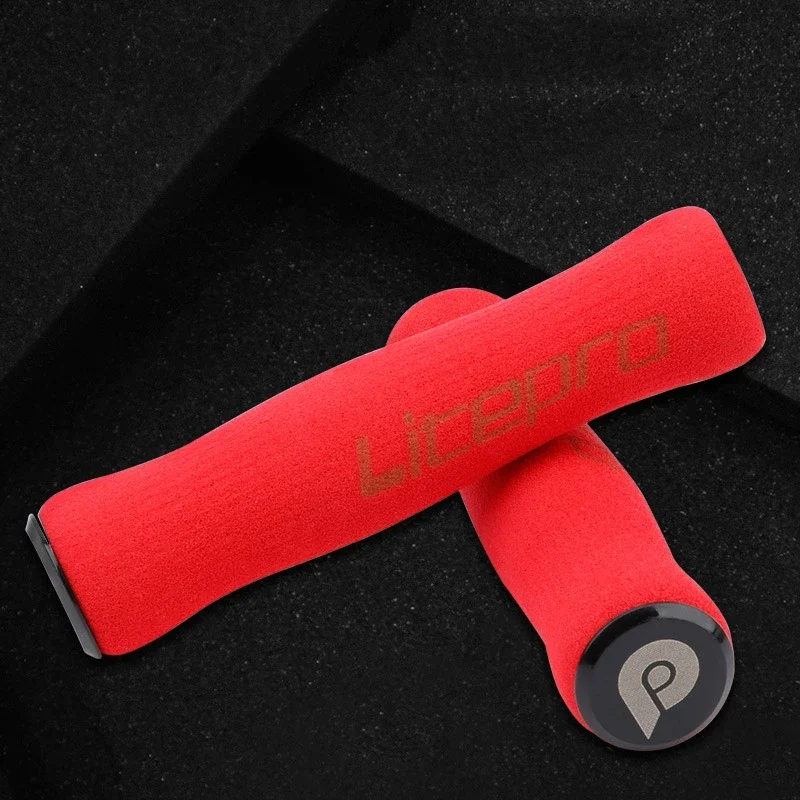 

LITEPRO Mountain Bike Handleba Grip 125/130mm Ultra Light 22.2mm Silica Gel/Sponge Grips Shockproof Iamok Bicycle Parts