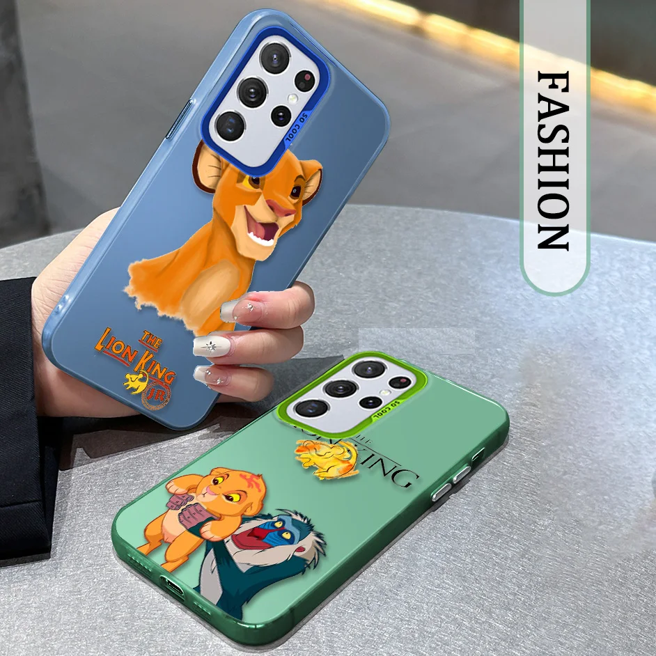 

Disney's handsome lion king For Samsung A 12 13 15 20 21 23 30 31 32 33 34 35 50 51 52 53 55 71 Colorful Phone Case Soft Funda