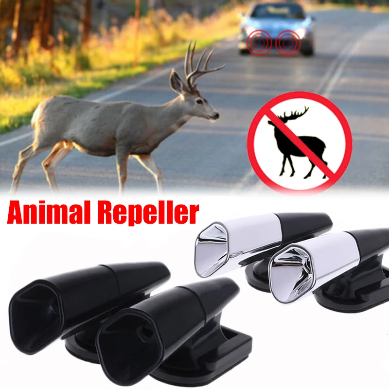 Car Alarm Animal Repeller Deer Snake Dog Collision Ultrasonic Repeller Wind Power Unique Frequency Deterrent for Motorcycle