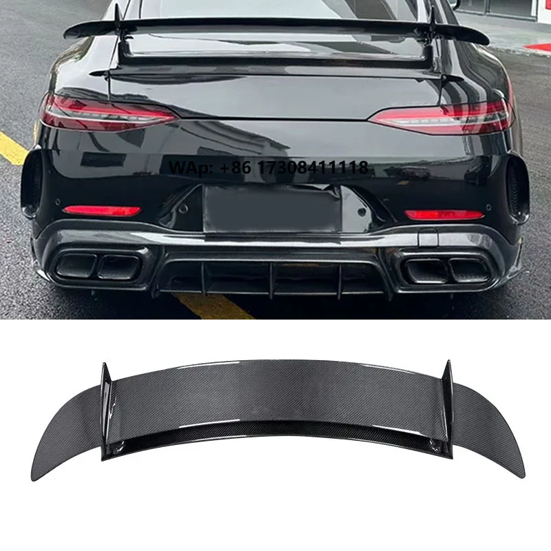 

Carbon Fiber Rear Spoiler for -GT50 GT53 GT63 4-Door Rear Wing Car Bumper