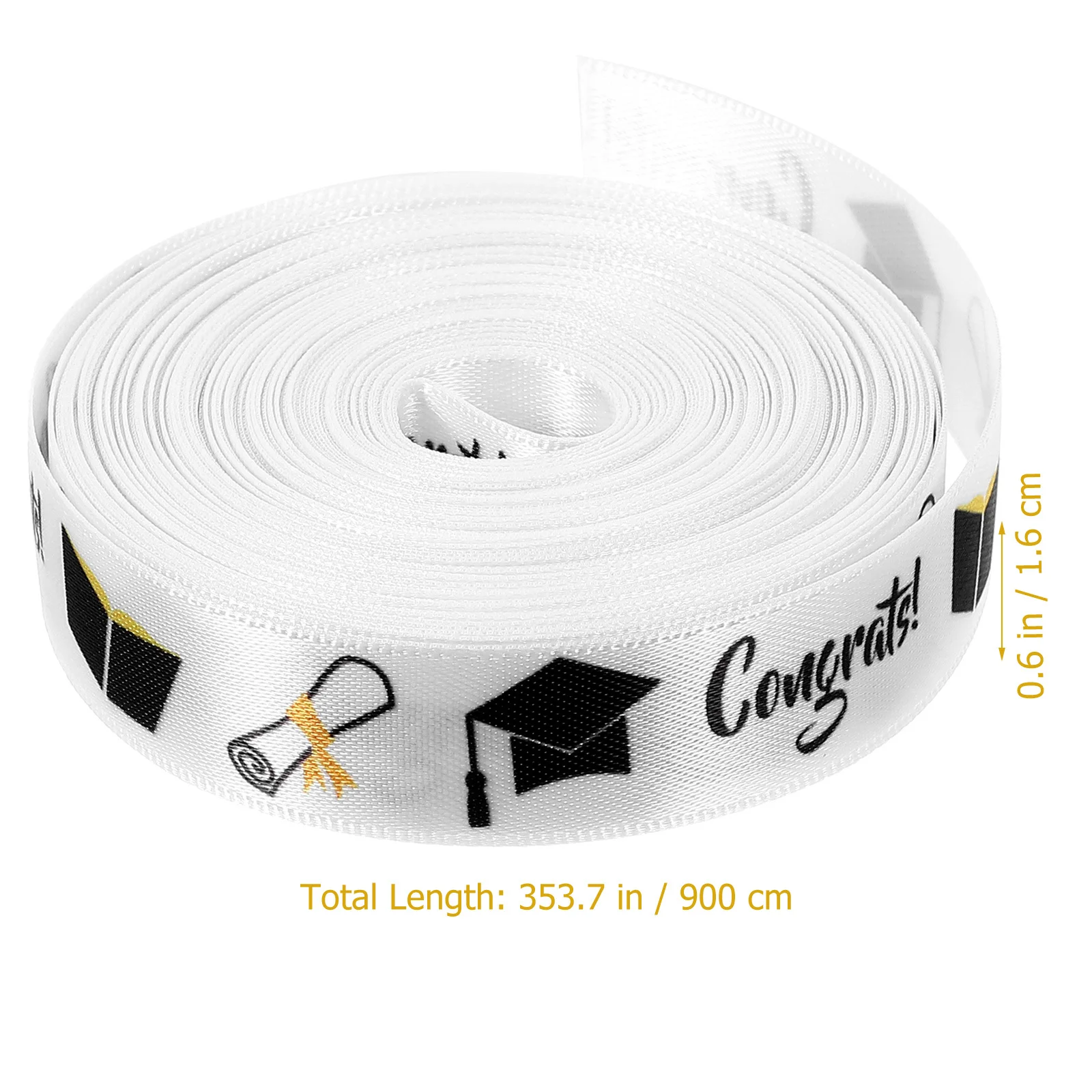 هدية التخرج الشريط لفة DIY الحرف التفاف الزخرفية كعكة مربع التعبئة والتغليف مشرق اللون حزب تفضل غراد زخرفة