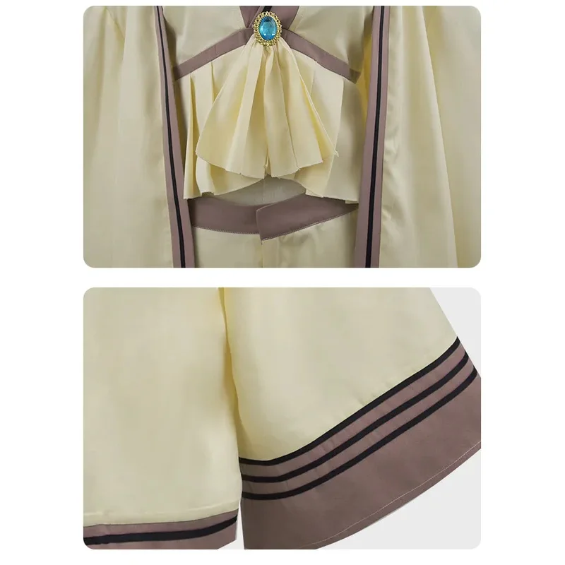 AIAI 2025프리렌 소소 노 시리즈 위대한 마술사 코스프레 애니메이션 프리렌 비욘드 저니즈 엔드 여신 의상 가발 엘프 귀 COS 액세서리