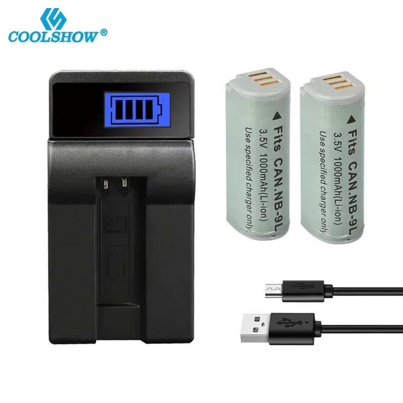 NB-9L NB 9L Battery for Canon PowerShot SD4500 IS IXUS 1000 1100 500 510 HS IXY 13 50S ELPH 510 520 530 HS 1000mAh Battery
