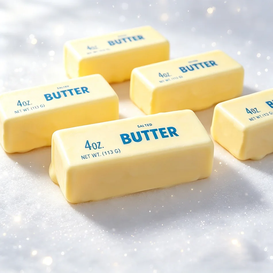 Butter Squishy Toy Super Soft Slow Rising Sticky Butter Sticks Realistic Food Fidget Toy for Decompression Anxiety Relax Gift