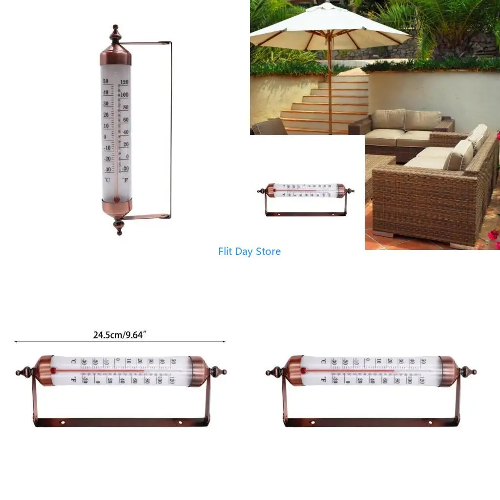 F92C Easy to Use Thermohygrometer for Outdoor Garden Enthusiasts, Farmer Greenhouses