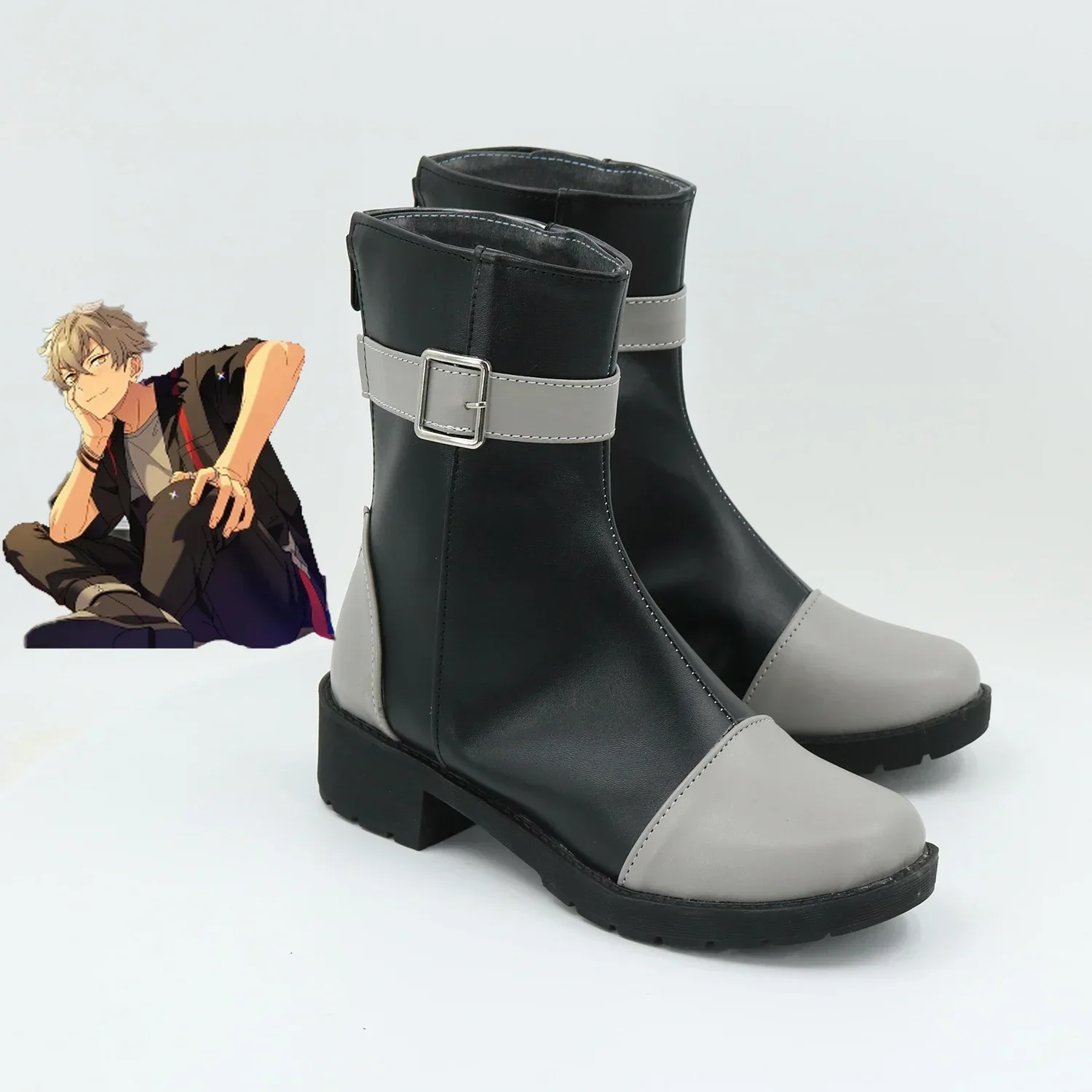 Ogami Koga Cosplay Schuhe Spiel Ensemble Stars Cosplay Stiefel Pu Lederschuhe Halloween Karneval Requisiten nach Maß