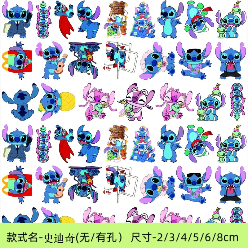 

Акриловая нашивка с рисунком аниме Лило и Стич 2/4/6/8 см, брелок ручной работы «сделай сам», очаровательный магнит на холодильник, ювелирный аксессуар, материал