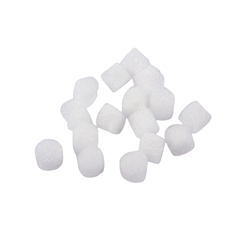 Filtre d'aspiration de points noirs en coton, éponge filtrante, mèche filtrante, accessoires pour aspirateur nasal, 12mm, 100 pièces