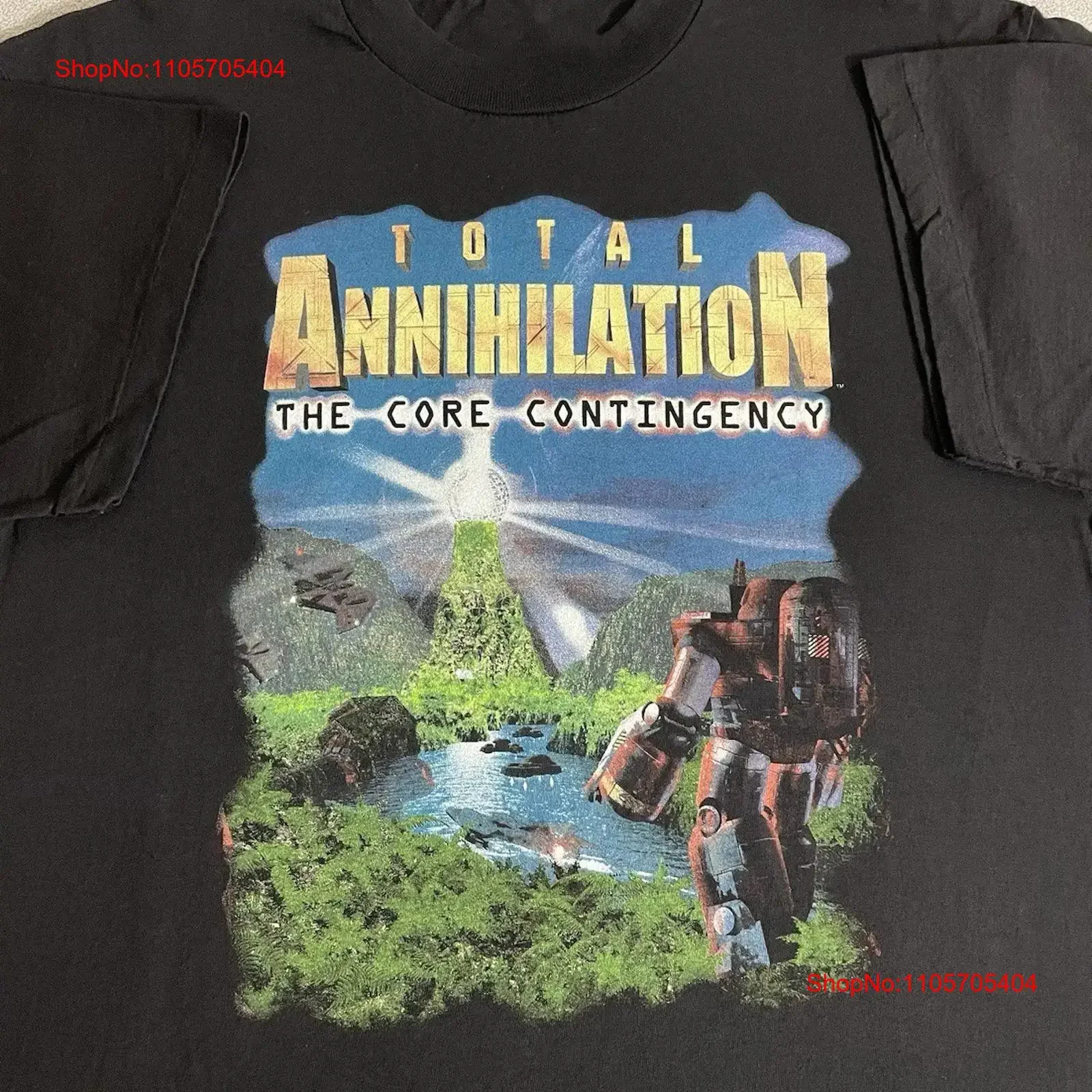 90s Total Annihilation Strategy PC Video Game S 5XL T Shirt ILS145 long or short sleeves vintage Washed Unisex Soft