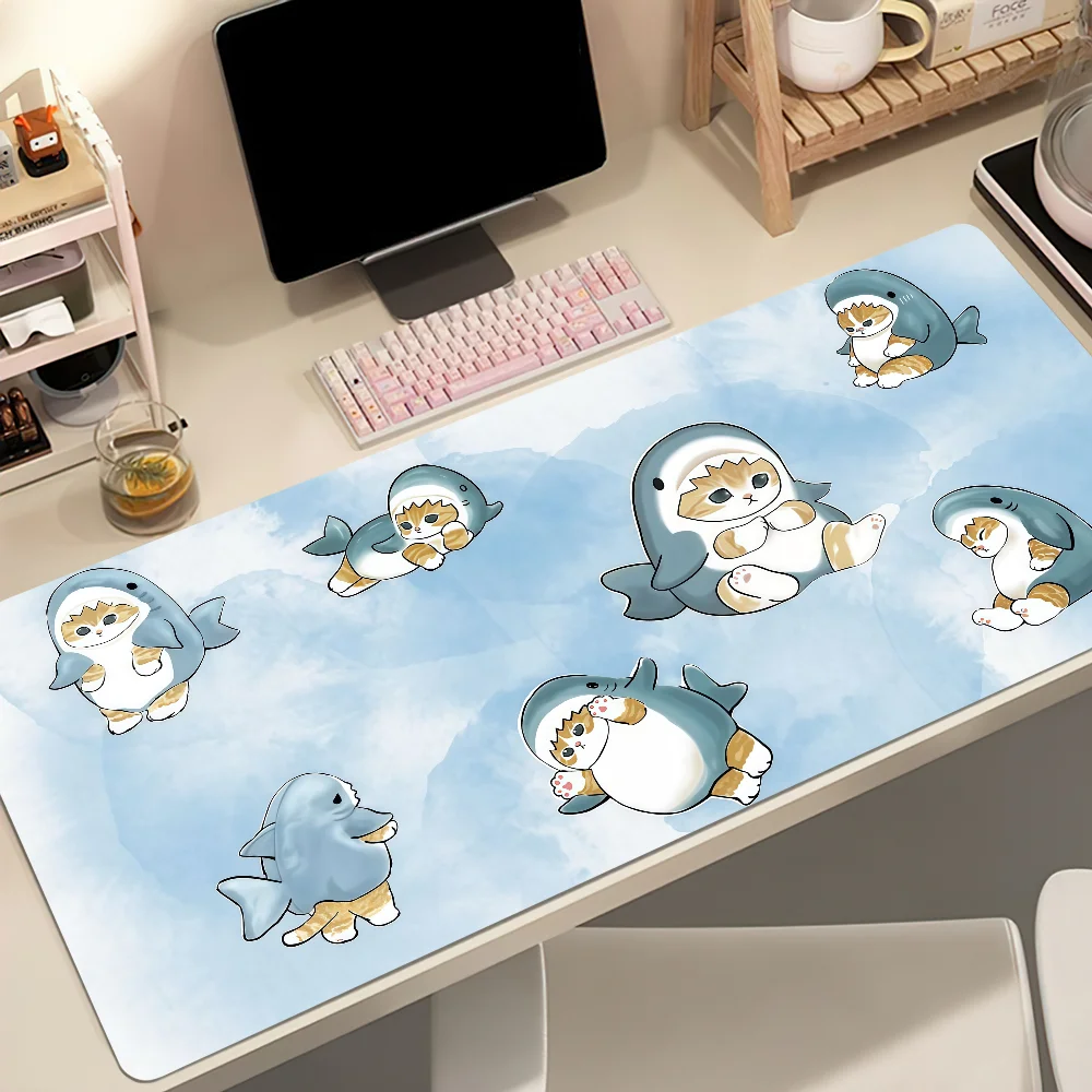 M-Mofusand Cute Cat Mouse Pad Non-slip Thickened MousePad Student Gaming Cushion Large Writing Lockedge Office
