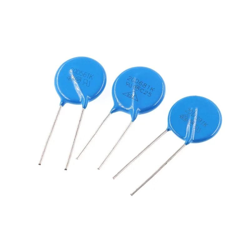 500pcs/lot  20D Varistor Voltage Dependent Resistor 20K 20D 680/101/201/241/391/471/511/561/621/681/102K