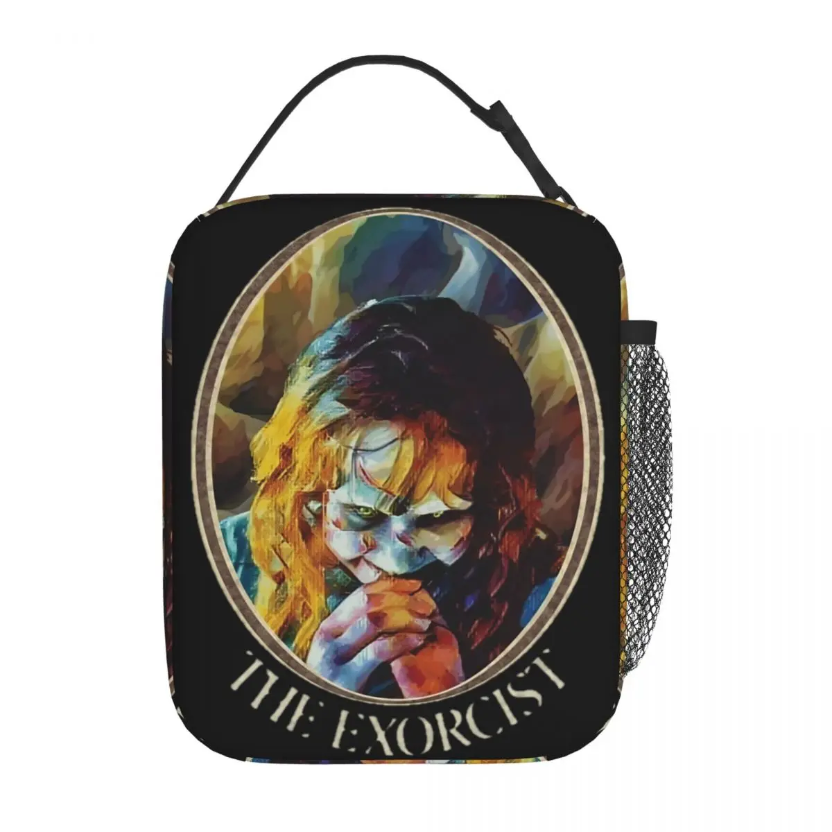 

Lunch Boxes The Exorcist Scary Movies Product Horror Fan Gift Lunch Food Box Unique Design Cooler Thermal Lunch Box For School