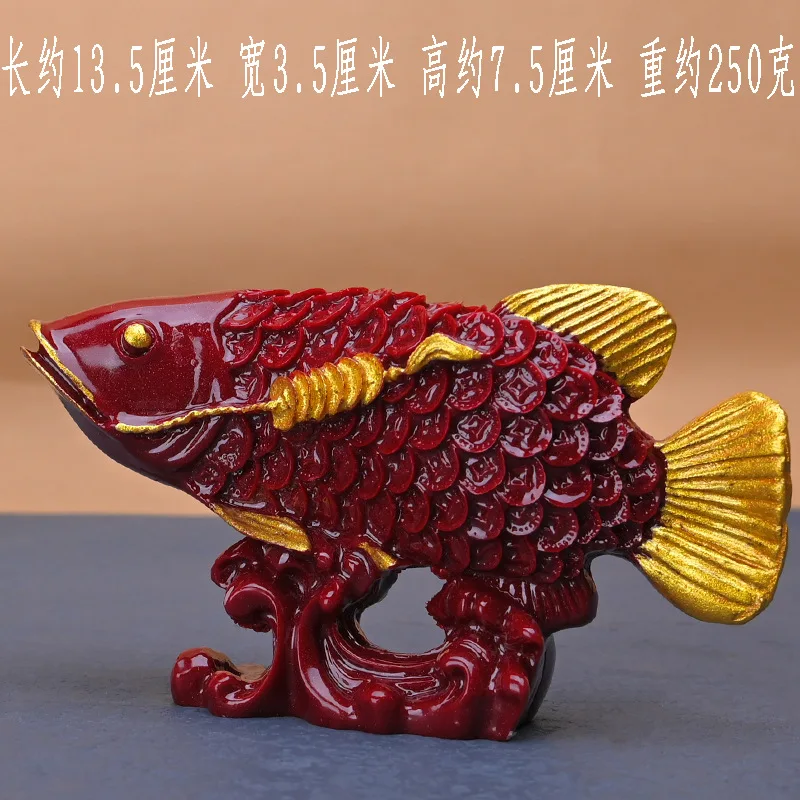 Raw ore cinnabar purple gold sand genuine lucky koi, fish goldfish every year, household ornaments transshipment
