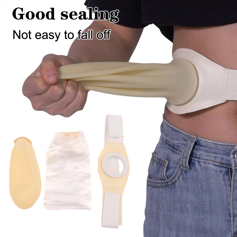 

Silicone Colostomy Bags Ostomy Belt Drainable Urostomy Bag After Colostomy Ileostomy Pouch Ostomy Belt